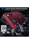 iPhone 18 Pro / 18 Pro Max - Simple Camera Lens Protector – Tempered Glass and Metal Ring (Burgundy) - 5