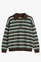 Brown Willow Striped Sweater