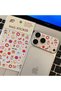 Phone Camera Sticker Embossed Tiny Adhesive Sticker (5D) (1 Tiny Sheet) (iPhone)