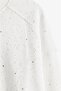 Ecru Glitter Sweatshirt - 3