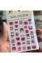 Phone Camera Sticker Embossed Tiny Adhesive Sticker (5D) (1 Tiny Sheet) (iPhone) - 2