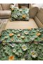 Surprise Pillow & Guest Pike Set with 5 Sizes Green Garden Pattern - 4 Pieces - 5