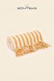 Traditional Woven 100% Natural Cotton Beach Towel, Peshtemal, Bath Towel, Turkish Towel - Special Design Striped - 2