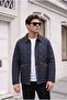 Retro Velvet Collar Quilted Jacket/Mantle