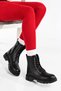 High Anti-Slip Rubber Sole, Zippered, Fur Lined, Waterproof Winter Women's Boots - 4