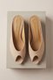 Ledina Real Suede Women's Heeled Slippers Beige - 6