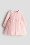 Tulle-skirt cotton dress - 4