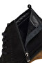 Men's Black Zippered Nubuck Leather Boots Wm822001Dn - 7