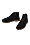 Men's Black Zippered Nubuck Leather Boots Wm822001Dn - 4