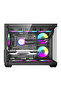 Computer case B275 PRO (black) + 6 fans - 4