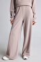 Wide Leg Elastic Waist Pocketed Waffle Sports Sweatpants I3632Ax26Au - 4
