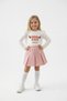 Lase m Embroidered Skirt and Sweater 2-Piece Set for Girls