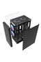 Computer case A290 (black) + 3 fans - 4