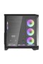 Darflash FT418 PRO computer case + 7 aRGB fans (black) - 2