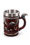 Eagle Themed 3D Embossed Stainless Steel Mug 16X10 cm Decorative Design - 2