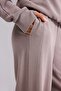 Wide Leg Elastic Waist Pocketed Waffle Sports Sweatpants I3632Ax26Au - 3