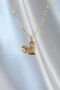 316L Steel Chain Color Colorful Zircon Stone Heart Necklace - 2