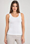 Women's 3-Pack 95% Cotton Report Combed Cotton Camisole U-Neck Wide Strap Tank Top - Flexible Soft Everyday Undergarment - 3