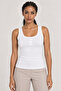 Women's 2-Pack 95% Cotton Button Detail U-Neck Combed Cotton Camisole Undershirt - Flexible Soft Everyday Undergarment - 3