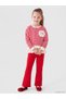 Alita City Lcw Kids Red Ruffle Girls' Tights Set with Difference - 2