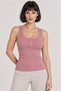 Women's 95% Cotton Button Detail U-Neck Combed Cotton Camisole Tank Top - Flexible Soft Everyday Undergarment - 2