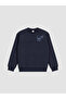 Two Mt Shop Quality Lcw Kids Navy Blue 3 Threaded Raster Printed Standard & Regular Boys' Tracksuit - 3