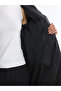 Vizyon New Season Black Hooded Women's Puffer Coat - 4