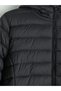 Vizyon New Season Black Hooded Women's Puffer Coat - 8
