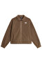 Women's Burgundy W Fleece Collared Jacket Polar - 5