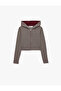 Slim Fit Long Sleeve Plaid Patterned Zippered Hooded Sweatshirt - 6
