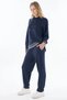 Contrast Detailed Sweatshirt Navy Blue - 4