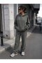 Unisex Trendy Hooded 3-Thread Fabric Oversized Stylish Sports Tracksuit Set - 2