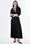 High Waist Pleated Skirt Black