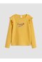 Two Mt Shop Quality Lcw Kids Ecru Camisole Printed Tight & Slim Long Sleeve Girls' T-Shirt - 2