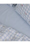 Virginie Double 100% Cotton Ranforce Printed Sheet and Duvet Cover Set - Blue - 7
