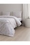 Virginie Single 100% Cotton Ranforce Printed Sheet and Duvet Cover Set - Beige - 2
