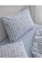 Virginie Double 100% Cotton Ranforce Printed Sheet and Duvet Cover Set - Blue - 6