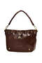 Gift Set: Leather Lady's Bag in Brown + Leather Wallet - 2