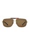 Men's Sunglasses Havana with Gold/ Sun Shield - 2