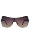 Women's Sunglasses Gun Metal & Black with Stones/ Allure - 2