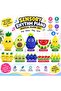 Sensory Rhythm Piano Musical Plush Toy for Kids, Cute Soft Fruit Animal Plush Toy with Interactive Music, Dancing Fun & Sensory Development, Baby Safe Non-Toxic Stuffed Toy for Toddlers, - 2