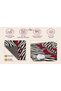 Dora Zebra Pattern Text Themed Woven Base Decorative Digital Printing Carpet Sdtamour4168 - 8