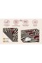 Dora Zebra Pattern Text Themed Woven Base Decorative Digital Printing Carpet Sdtamour4169 - 8