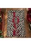 Dora Zebra Pattern Text Themed Woven Base Decorative Digital Printing Carpet Sdtamour4168 - 2