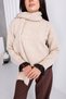 Lace Collar Scarf Sweater - 2