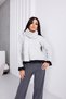 Lace Collar Scarf Sweater - 3