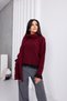 Lace Collar Scarf Sweater - 4