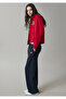 1011124-80872 Navy Blue Sweatpants with Logo Print - 4