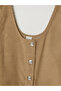Esvab • Modern & Distinctive U Roba Collar Pocketed Girls' Dress - 3