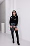 Pearl Sweater with Butterfly Lace Accessories - 6
